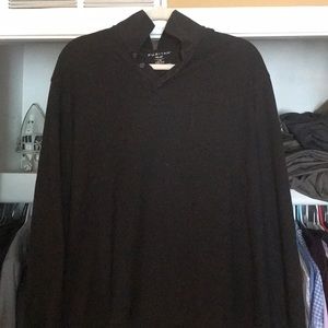 Black Long Sleeve Polo shirt